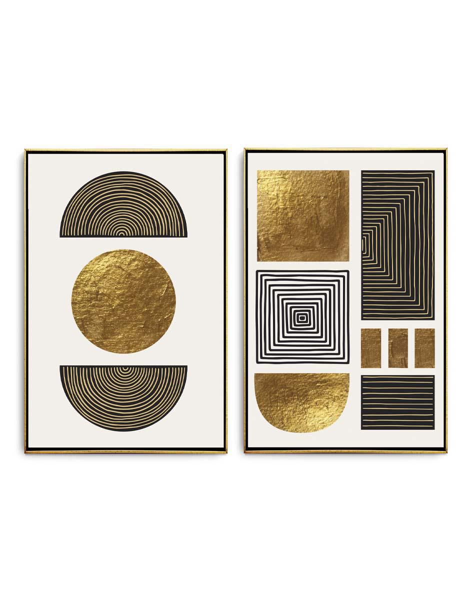 Cuadro decorativo Canvas Art Figuras abstractas