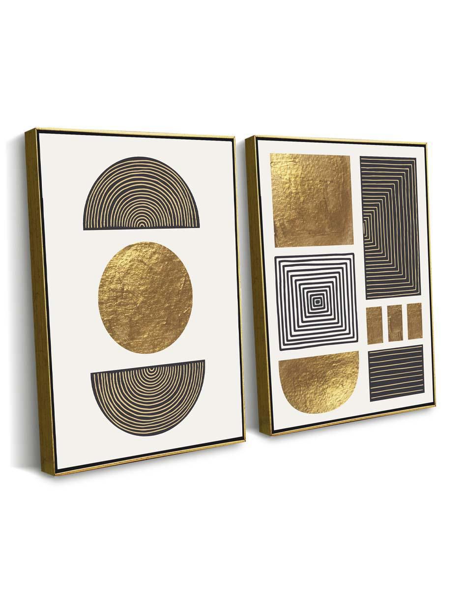 Cuadro decorativo Canvas Art Figuras abstractas
