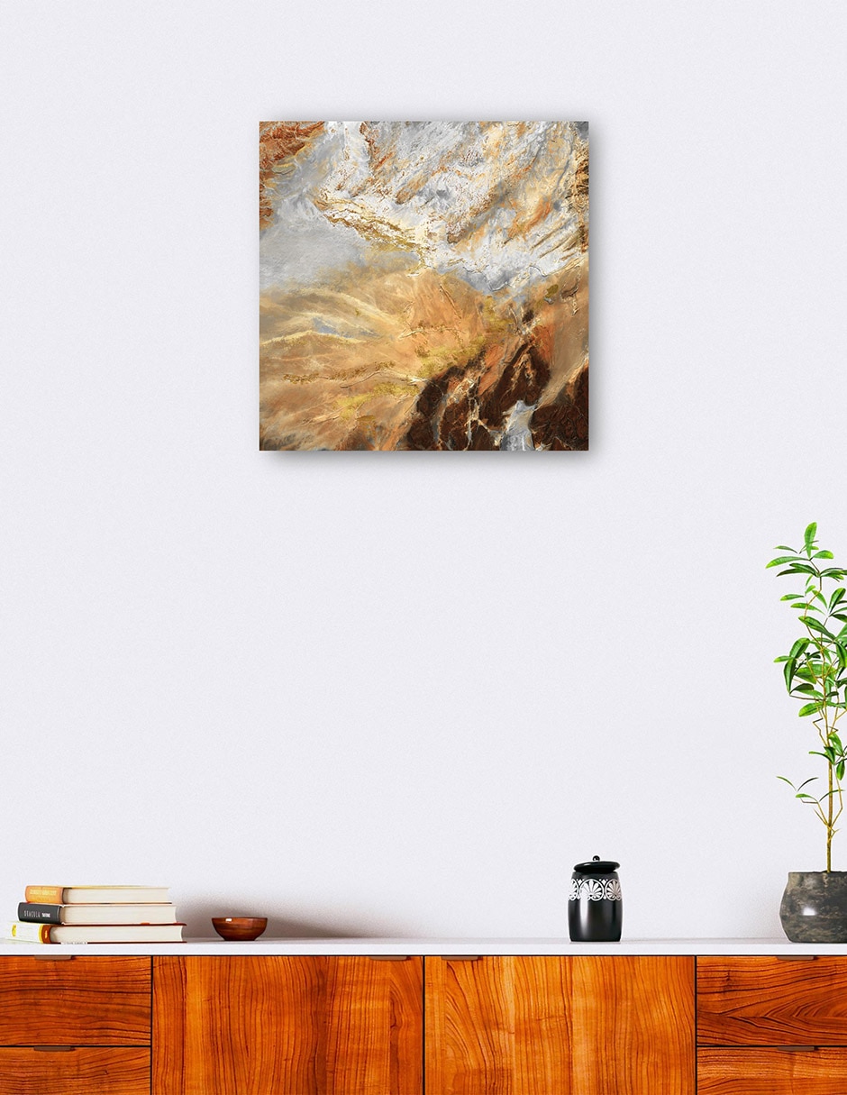 Cuadro decorativo Formaciones técnica mixta Formas 6