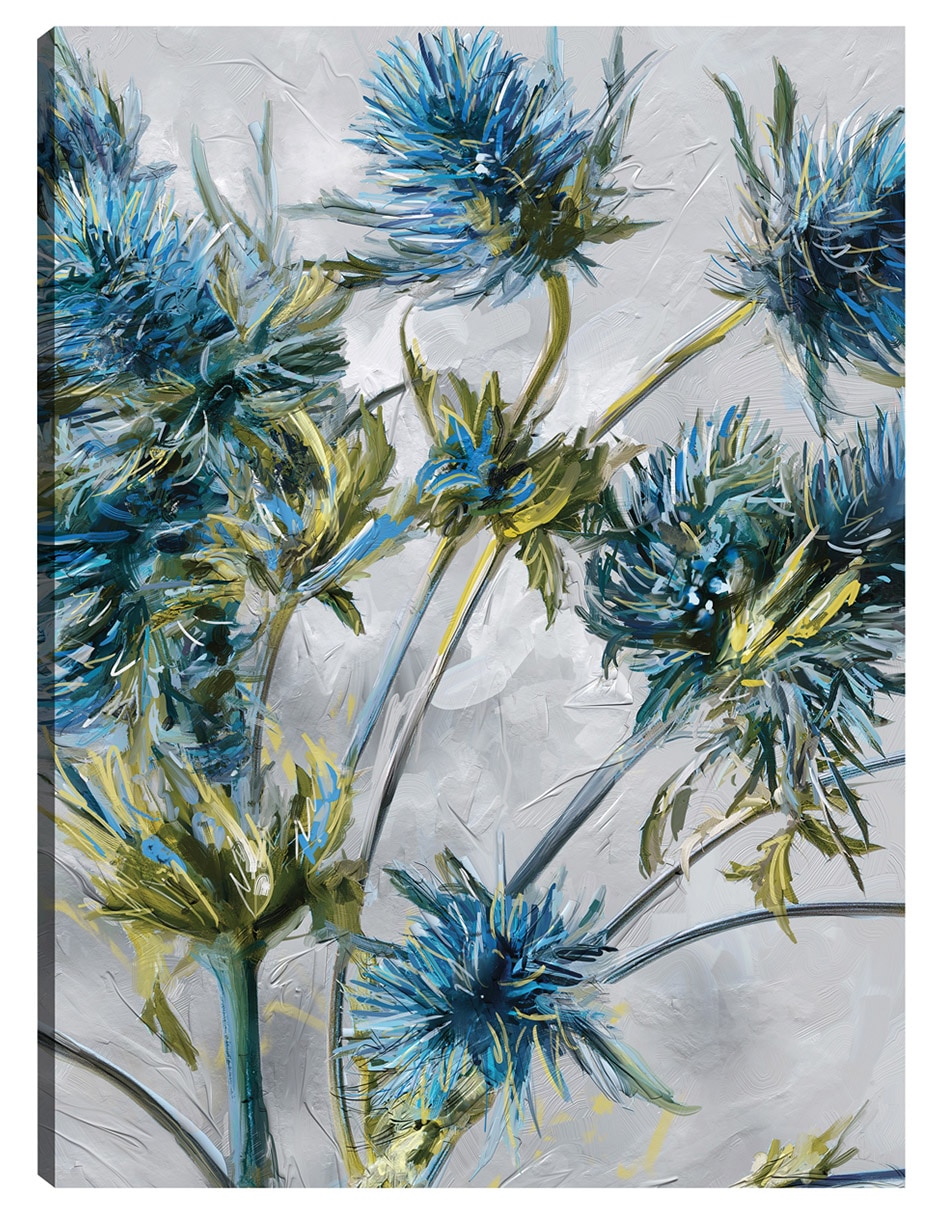 Cuadro decorativo Flores Índigo técnica mixta Floración Cuadro decorativo Flores Índigo técnica mixta Floración