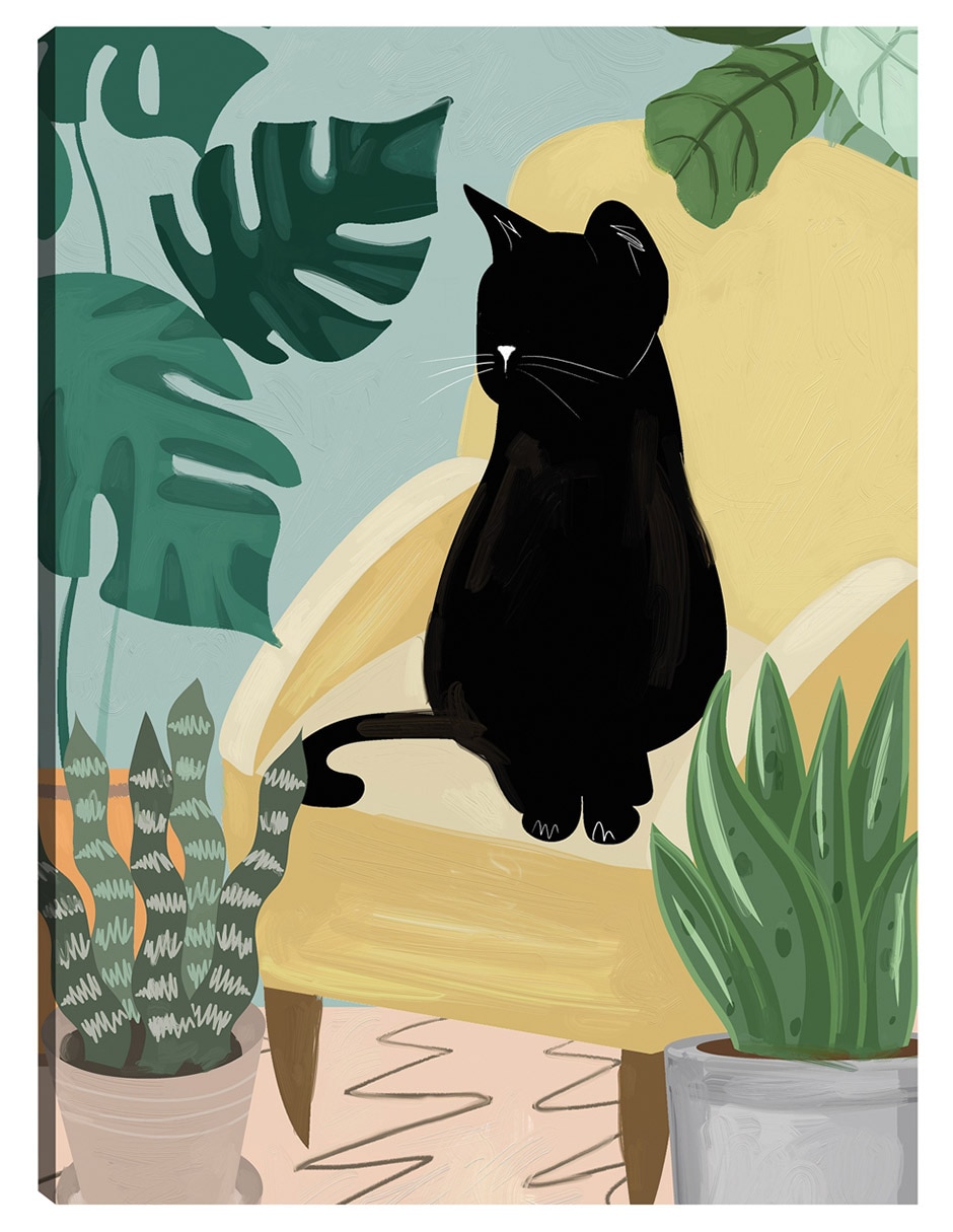 Cuadro decorativo Gatos De La Selva Ii técnica mixta Animales Domésticos Cuadro decorativo Gatos De La Selva Ii técnica mixta Animales Domésticos