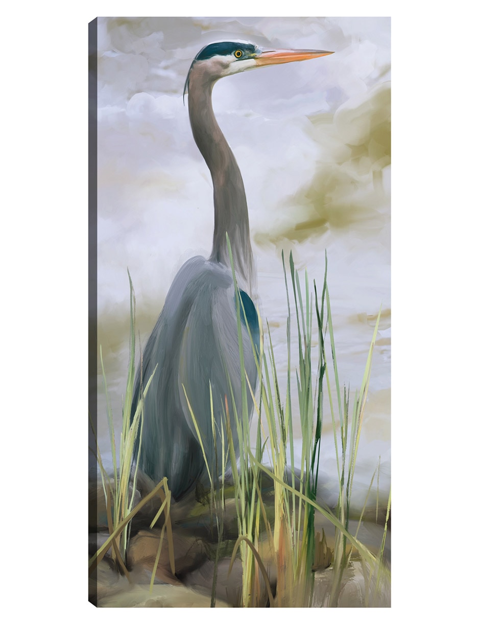 Cuadro decorativo Garza Azul técnica mixta Aves Silvestres Cuadro decorativo Garza Azul técnica mixta Aves Silvestres