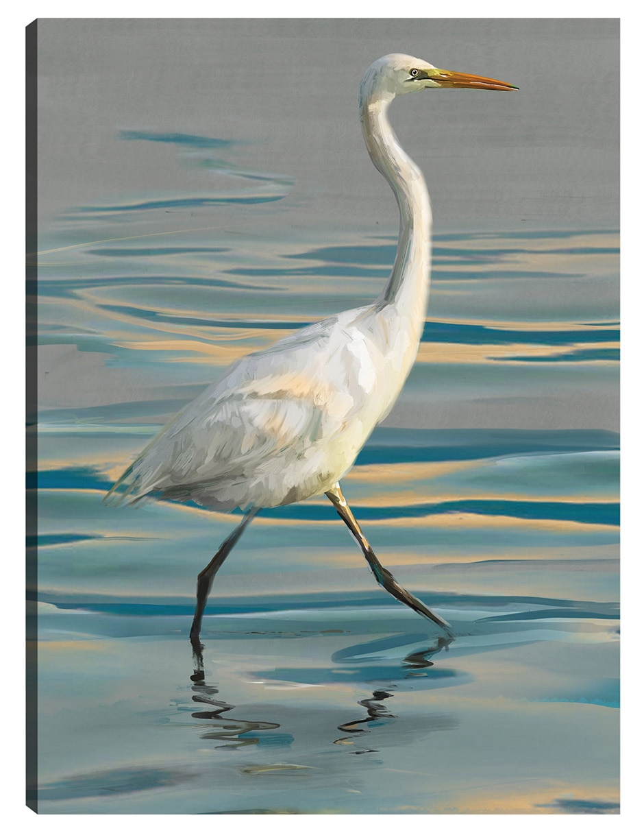 Cuadro decorativo Garceta Vespertina I técnica mixta Aves Silvestres Cuadro decorativo Garceta Vespertina I técnica mixta Aves Silvestres