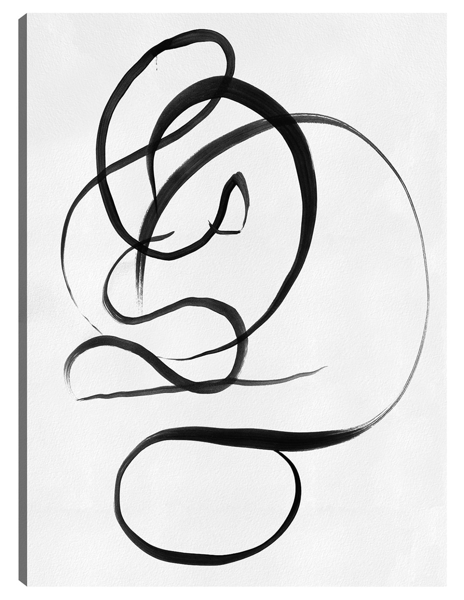 Cuadro decorativo Garabatos I técnica mixta Formas