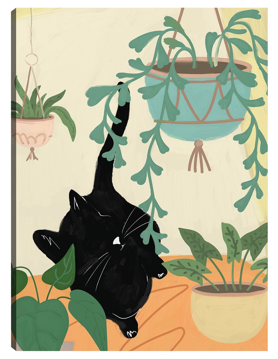 Cuadro decorativo Gatos De La Selva I técnica mixta Animales Domésticos Cuadro decorativo Gatos De La Selva I técnica mixta Animales Domésticos