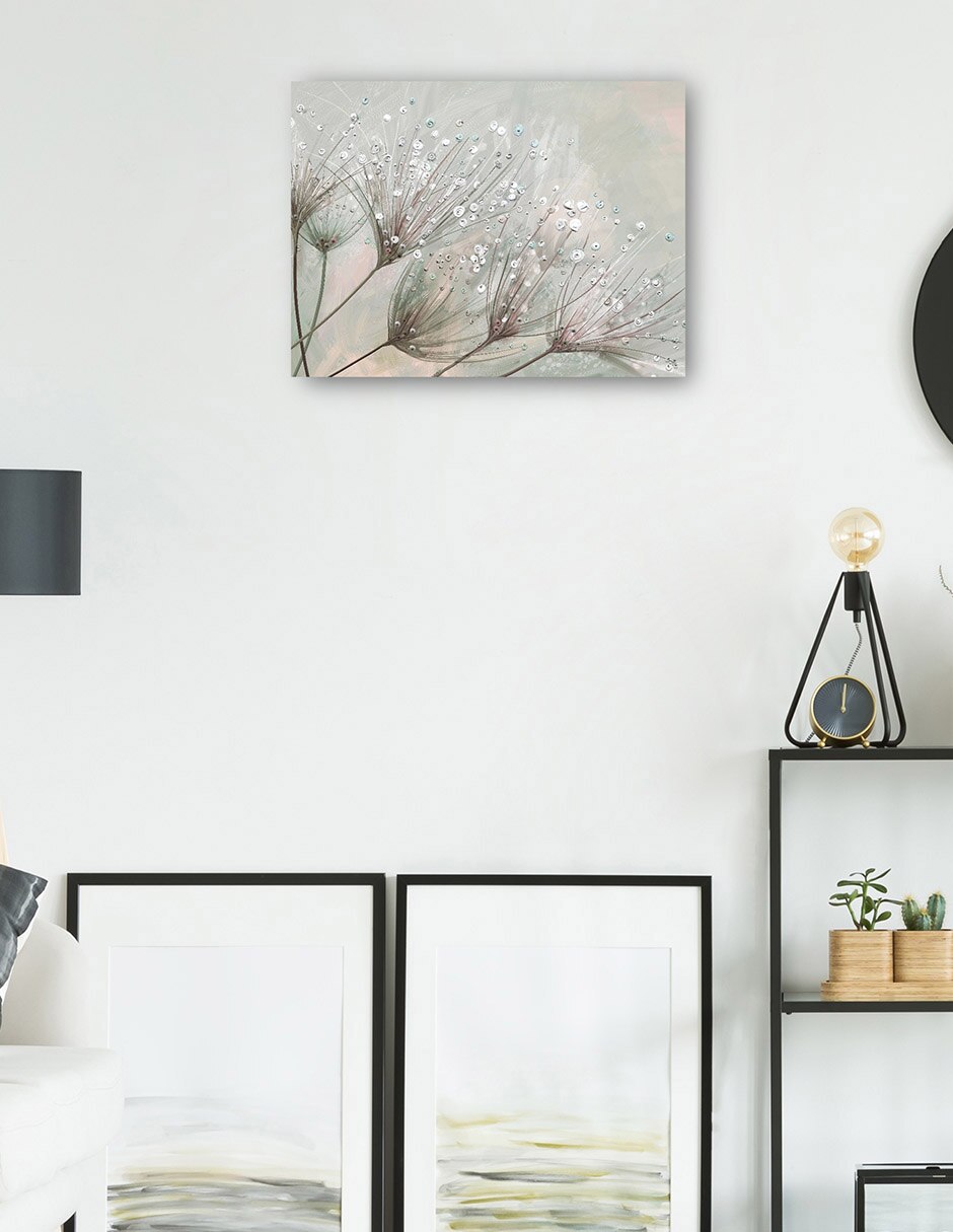 Cuadro decorativo Gotas De Rocío técnica mixta Floración 3