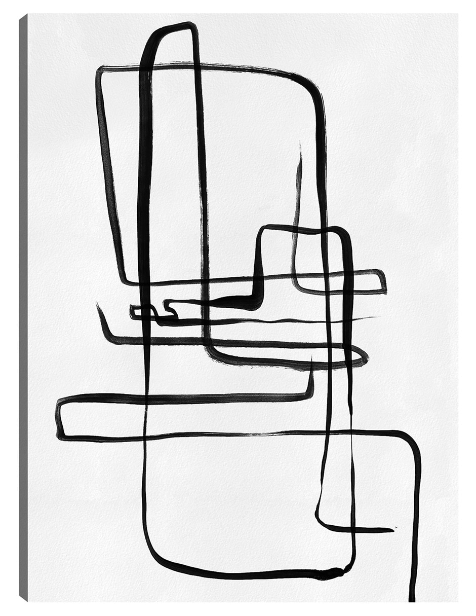 Cuadro decorativo Garabatos Ii técnica mixta Formas