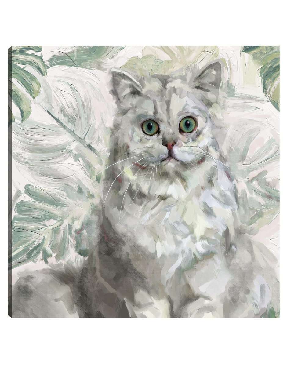 Cuadro decorativo Isla Kitties Ii técnica mixta Animales Domésticos
