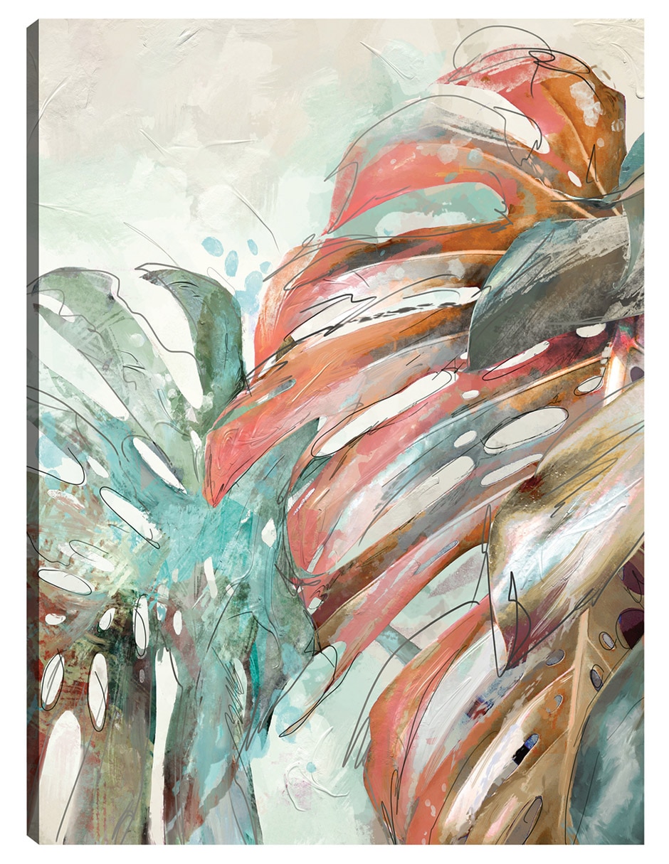 Cuadro decorativo Hojas De Arte Lineal I técnica mixta Floración Cuadro decorativo Hojas De Arte Lineal I técnica mixta Floración
