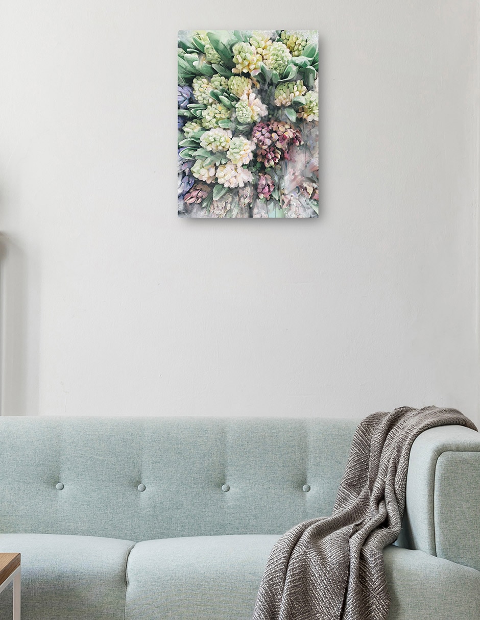 Cuadro decorativo Flores técnica mixta Arreglo Floral 2