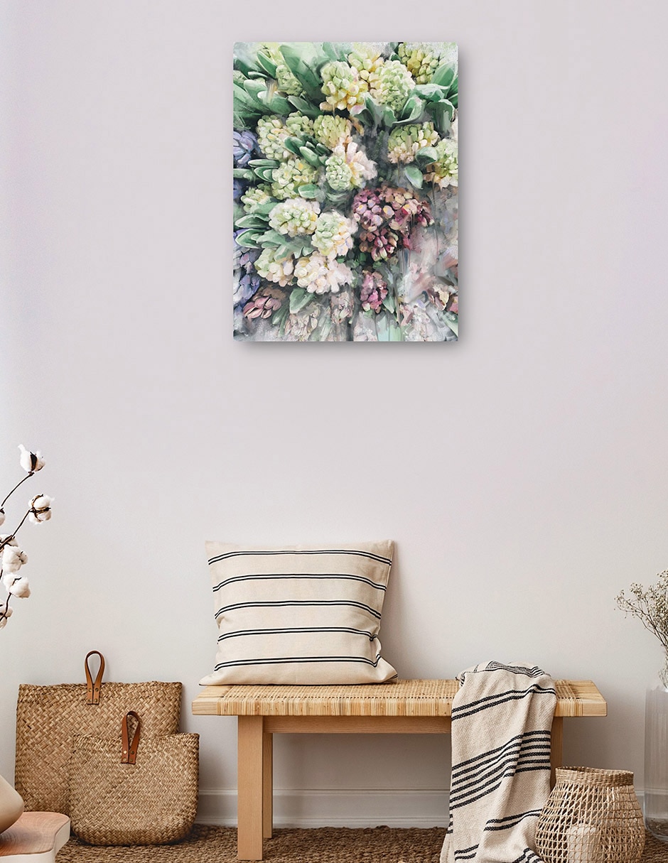 Cuadro decorativo Flores técnica mixta Arreglo Floral 3
