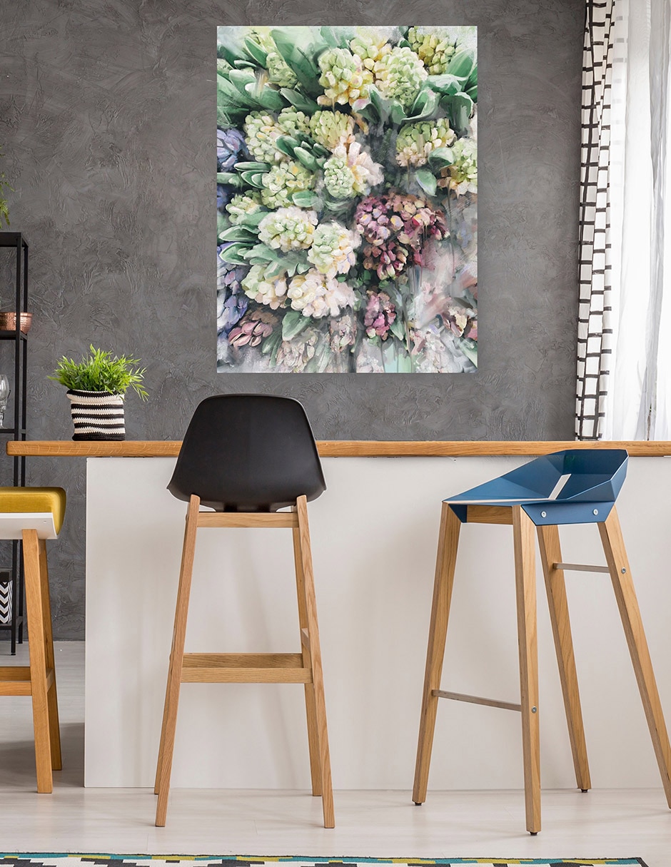 Cuadro decorativo Flores técnica mixta Arreglo Floral 5