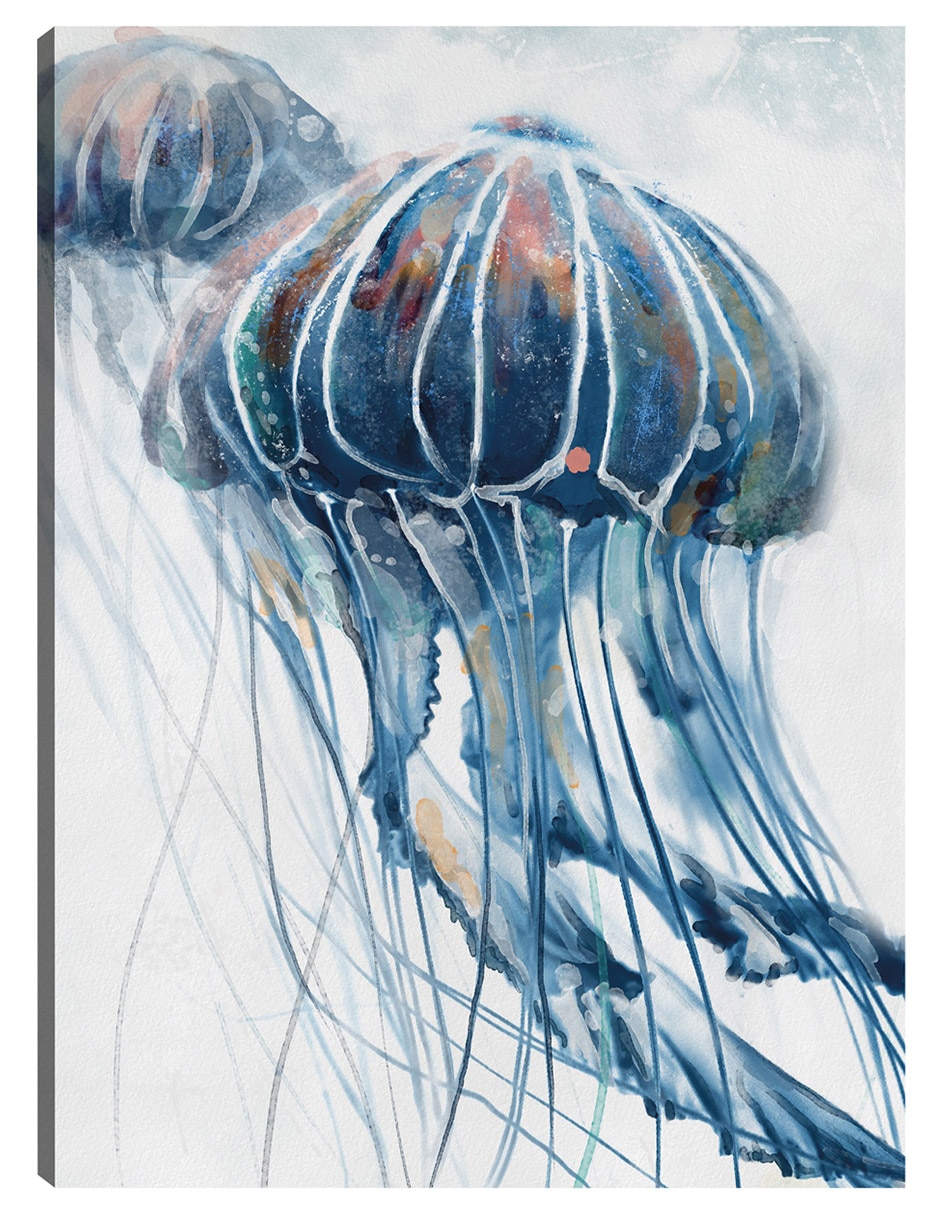 Cuadro decorativo Jaleas De Índigo técnica mixta Animales Marinos Cuadro decorativo Jaleas De Índigo técnica mixta Animales Marinos