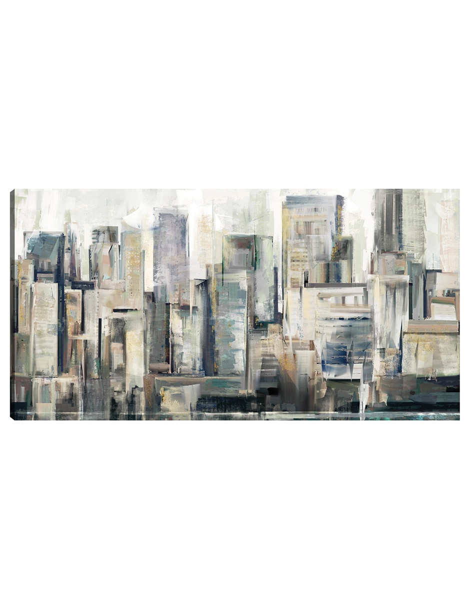 Cuadro decorativo Horizonte técnica mixta Edificios Cuadro decorativo Horizonte técnica mixta Edificios