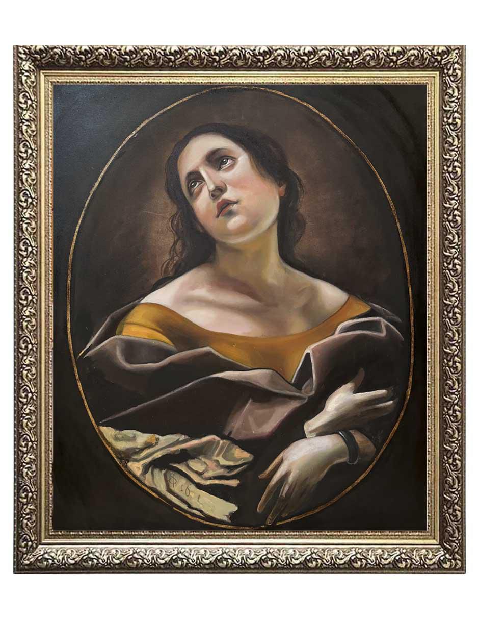 Pintura An Allegory Of Patience Tribute técnica óleo Tributos A Pinturas Famosas