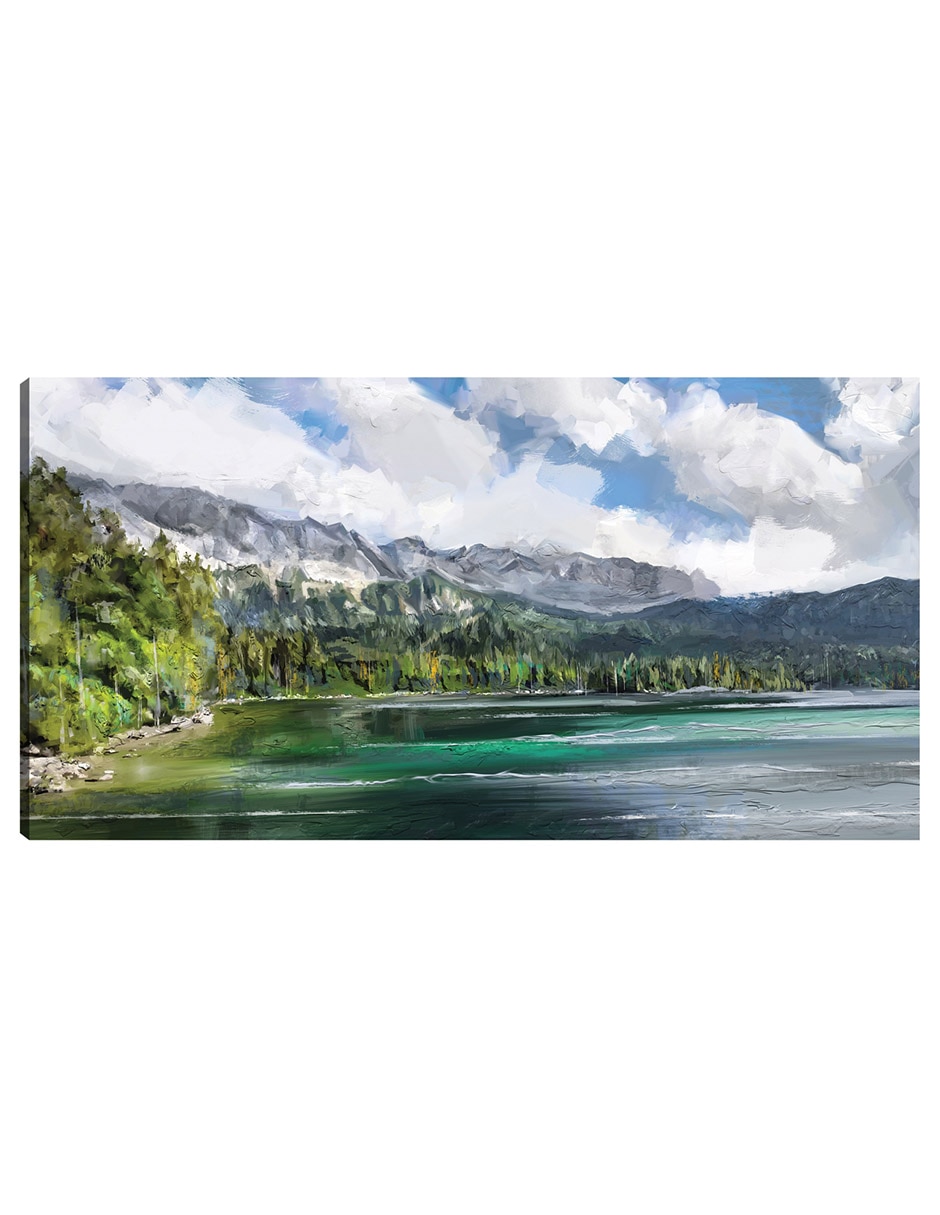 Cuadro decorativo Lago De Verano técnica mixta Lagos Cuadro decorativo Lago De Verano técnica mixta Lagos