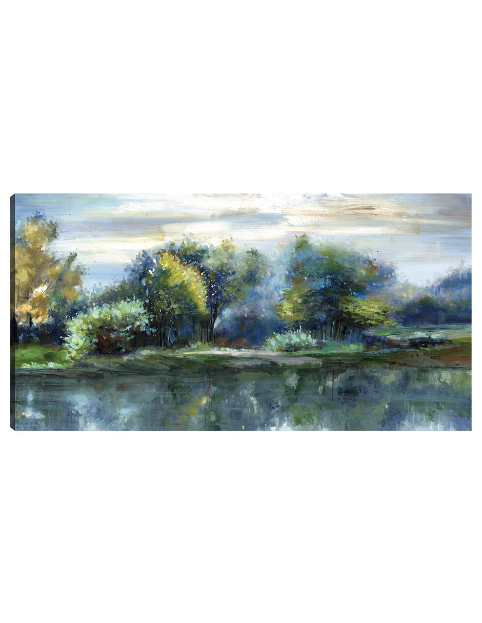 Cuadro decorativo Lago De Primavera técnica mixta Lagos Cuadro decorativo Lago De Primavera técnica mixta Lagos