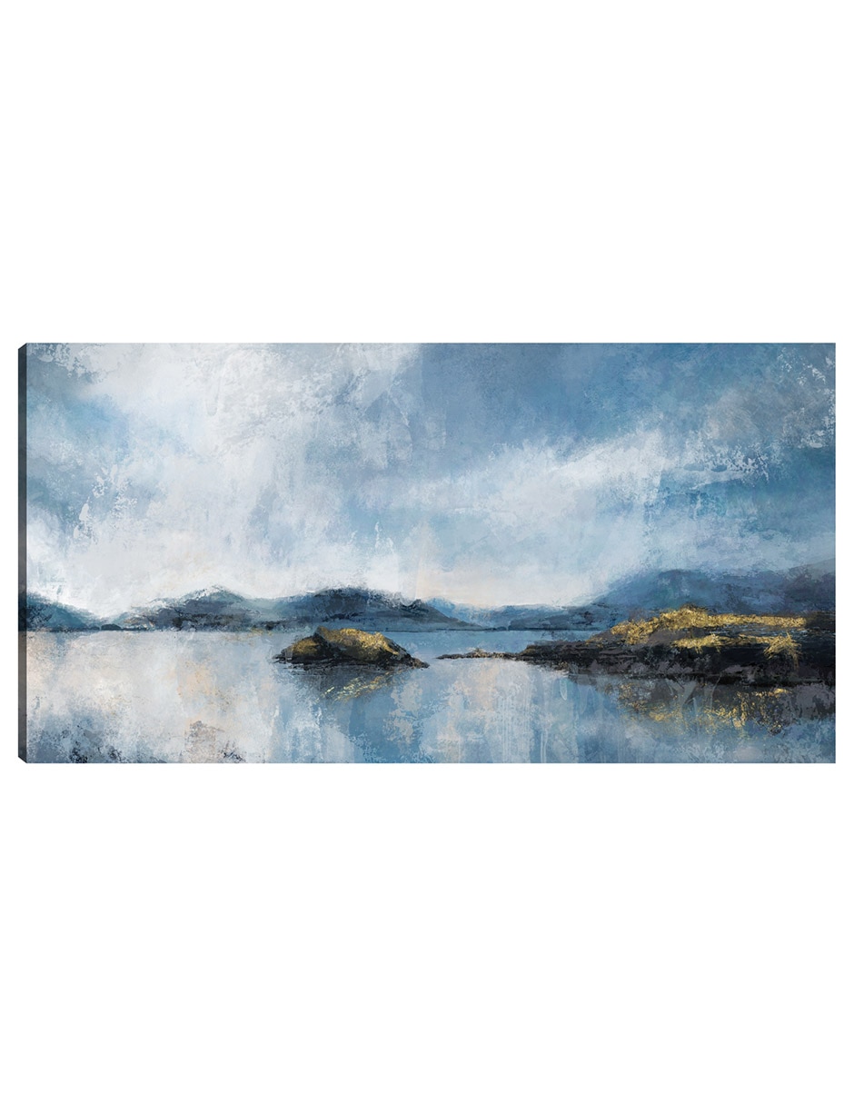Cuadro decorativo Lago Cielo técnica mixta Lagos Cuadro decorativo Lago Cielo técnica mixta Lagos