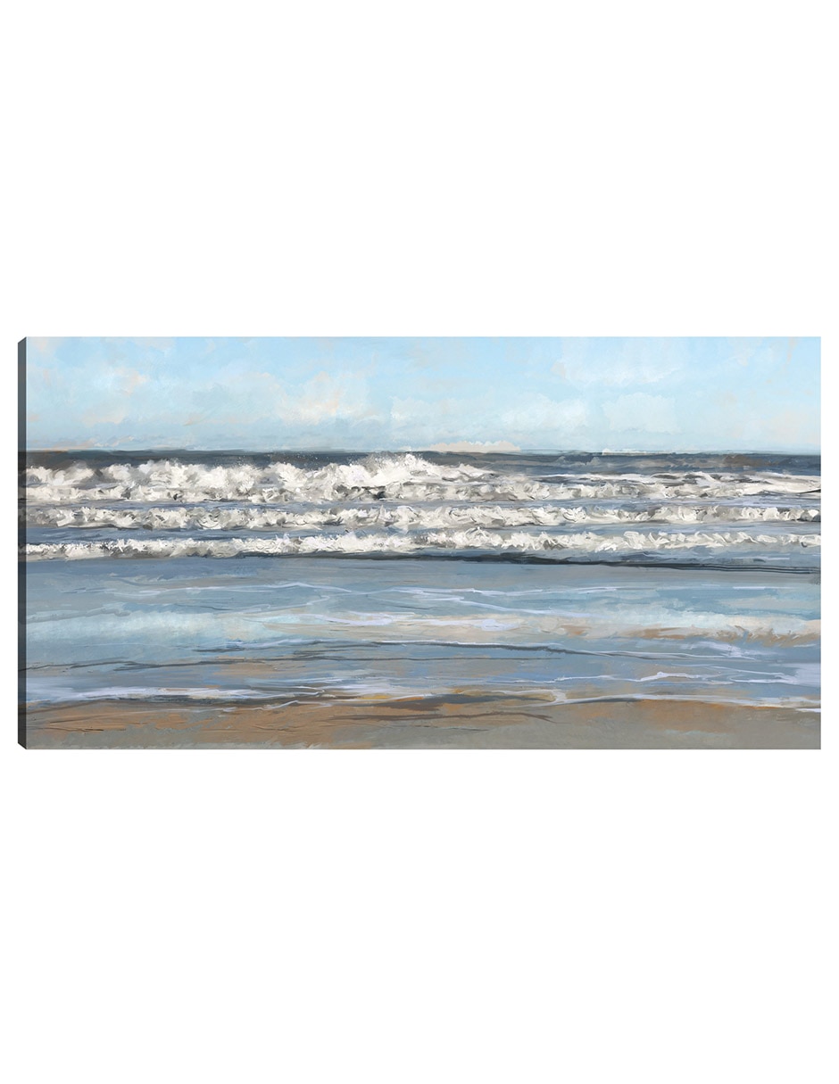 Cuadro decorativo La Marea Alta técnica mixta Playas