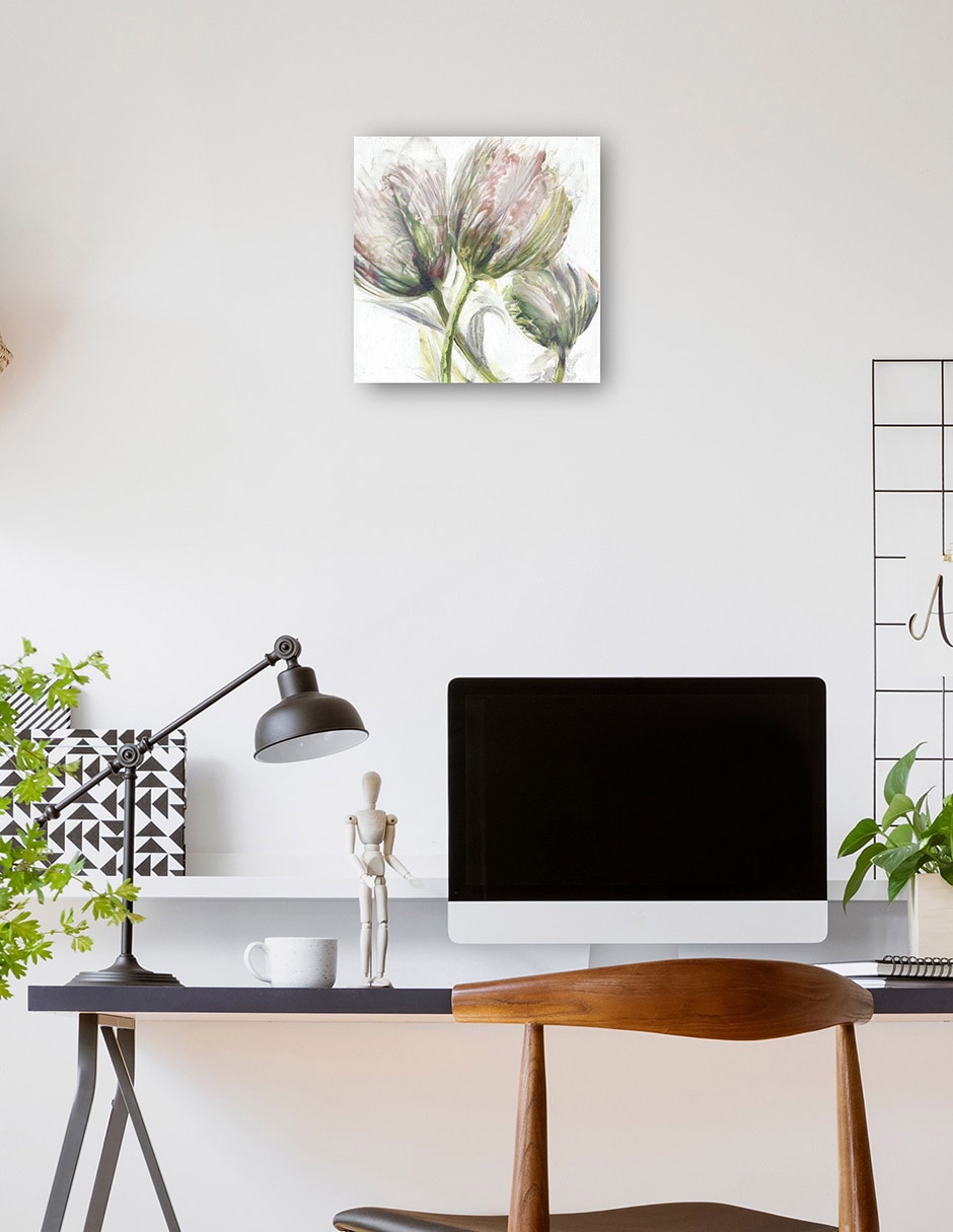 Cuadro decorativo Jardín Susurrante Ii técnica mixta Floración 3