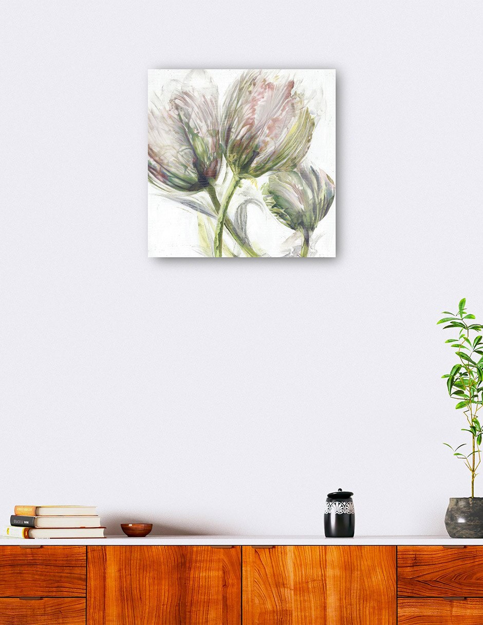 Cuadro decorativo Jardín Susurrante Ii técnica mixta Floración 6