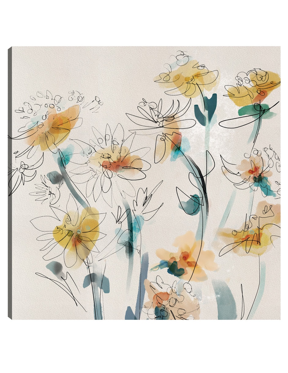 Cuadro decorativo Líneas Finas técnica mixta Primavera Cuadro decorativo Líneas Finas técnica mixta Primavera