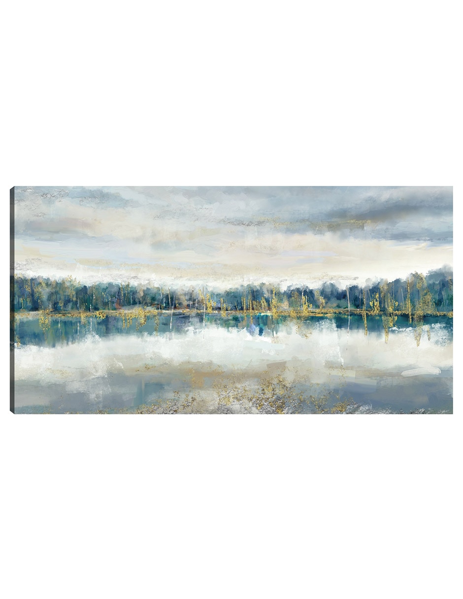 Cuadro decorativo Lujo Junto Al Lago técnica mixta Lagos