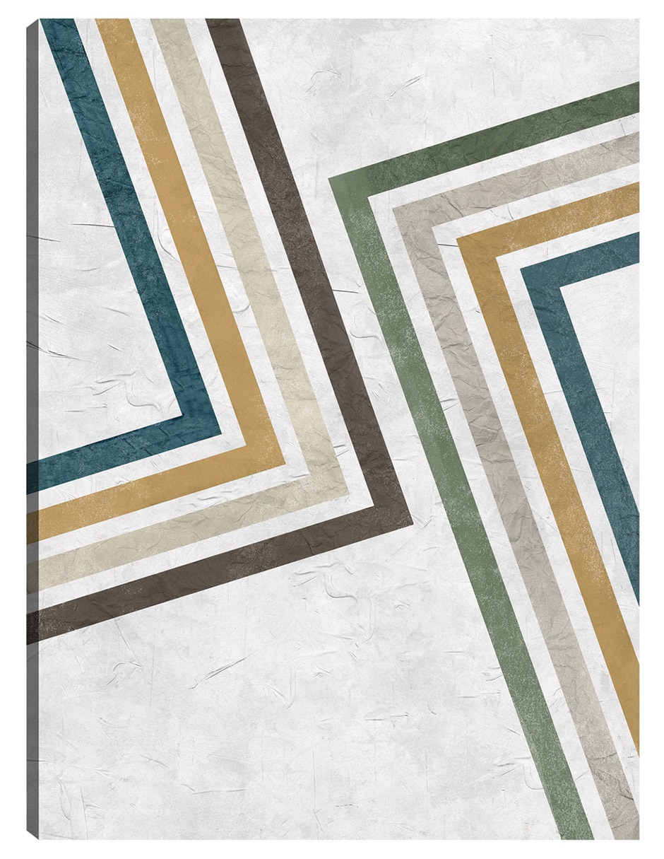 Cuadro decorativo Líneas De Mediados De Siglo Ii técnica mixta Formas Cuadro decorativo Líneas De Mediados De Siglo Ii técnica mixta Formas
