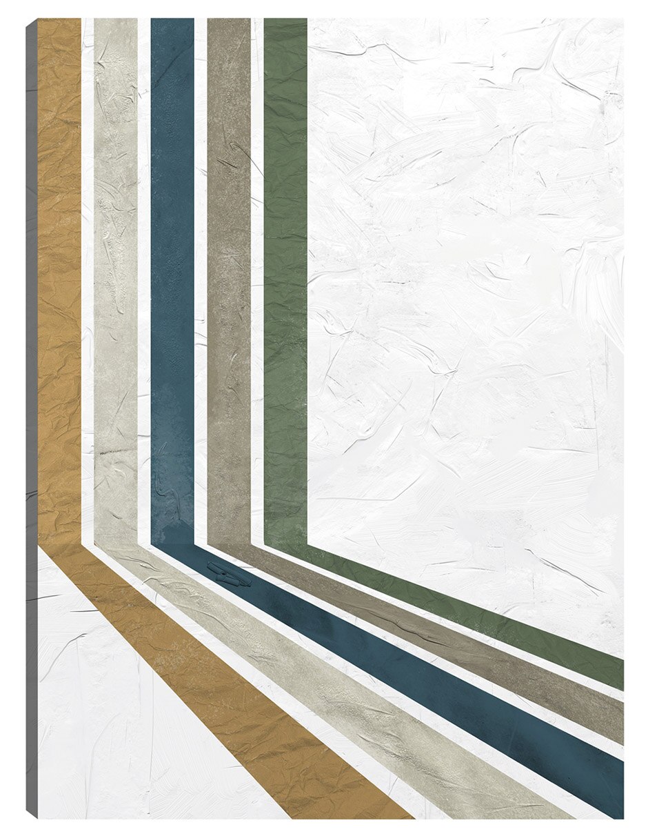 Cuadro decorativo Líneas De Mediados De Siglo Iii técnica mixta Formas Cuadro decorativo Líneas De Mediados De Siglo Iii técnica mixta Formas