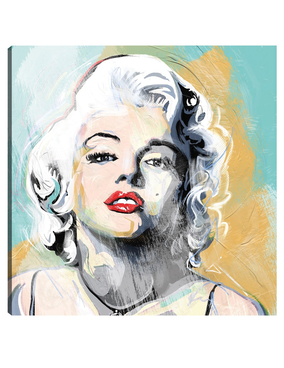 Cuadro decorativo Marilyn Retrato I técnica mixta Gente