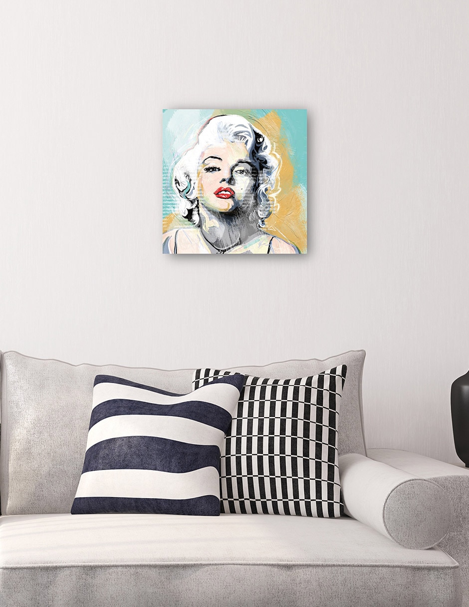 Cuadro decorativo Marilyn Retrato I técnica mixta Gente 4