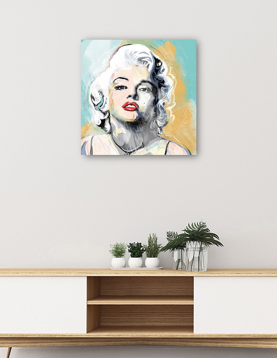Cuadro decorativo Marilyn Retrato I técnica mixta Gente 5