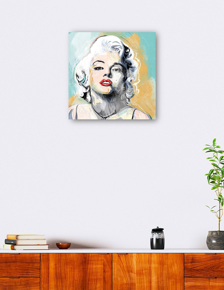 Cuadro decorativo Marilyn Retrato I técnica mixta Gente 6