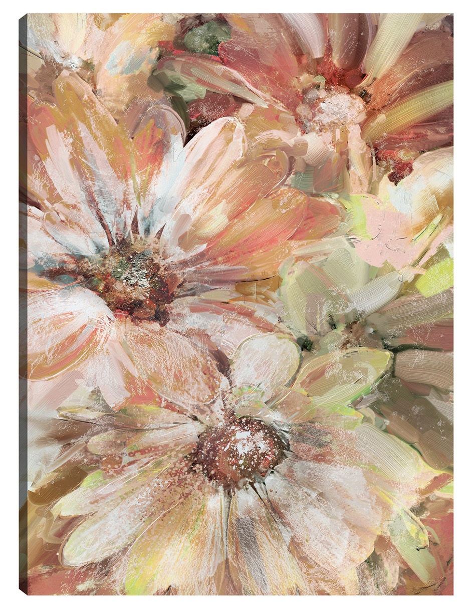 Cuadro decorativo Margaritas Preciosas técnica mixta Floración Cuadro decorativo Margaritas Preciosas técnica mixta Floración