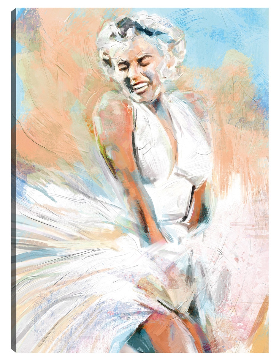 Cuadro decorativo Momento Marilyn técnica mixta Gente