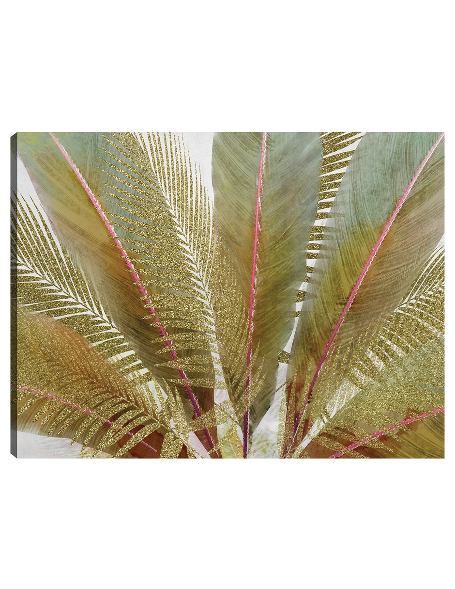 Cuadro decorativo Oros De La Isla I técnica mixta Palmas