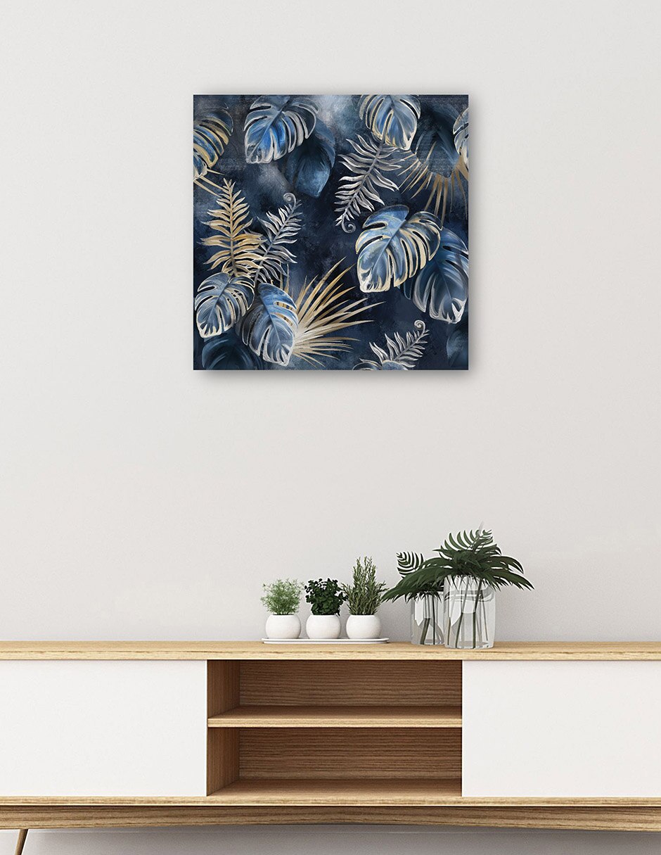 Cuadro decorativo Palmas De Medianoche técnica mixta Floración 5