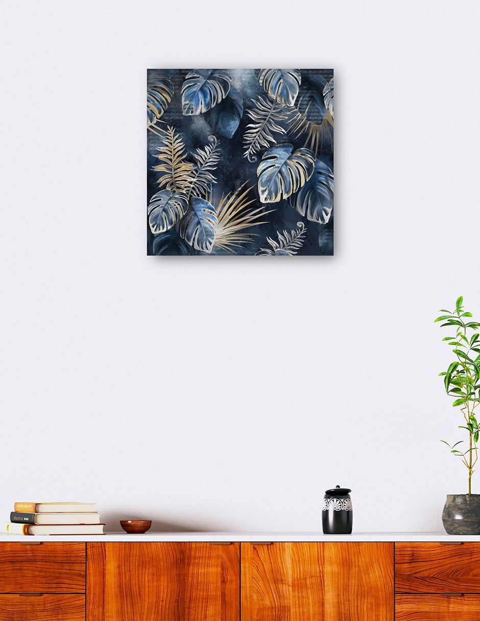 Cuadro decorativo Palmas De Medianoche técnica mixta Floración 6