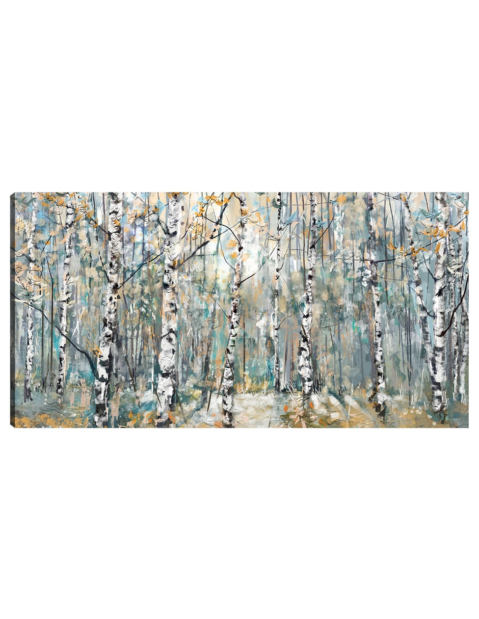 Cuadro decorativo Panel Caleidoscopio Árboles Ii técnica mixta Bosques