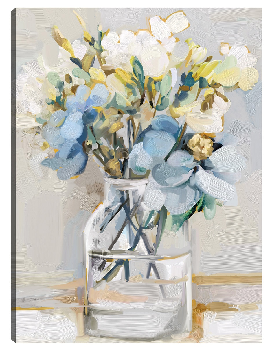 Cuadro decorativo Pequeñas Flores Iii técnica mixta Floreros Cuadro decorativo Pequeñas Flores Iii técnica mixta Floreros