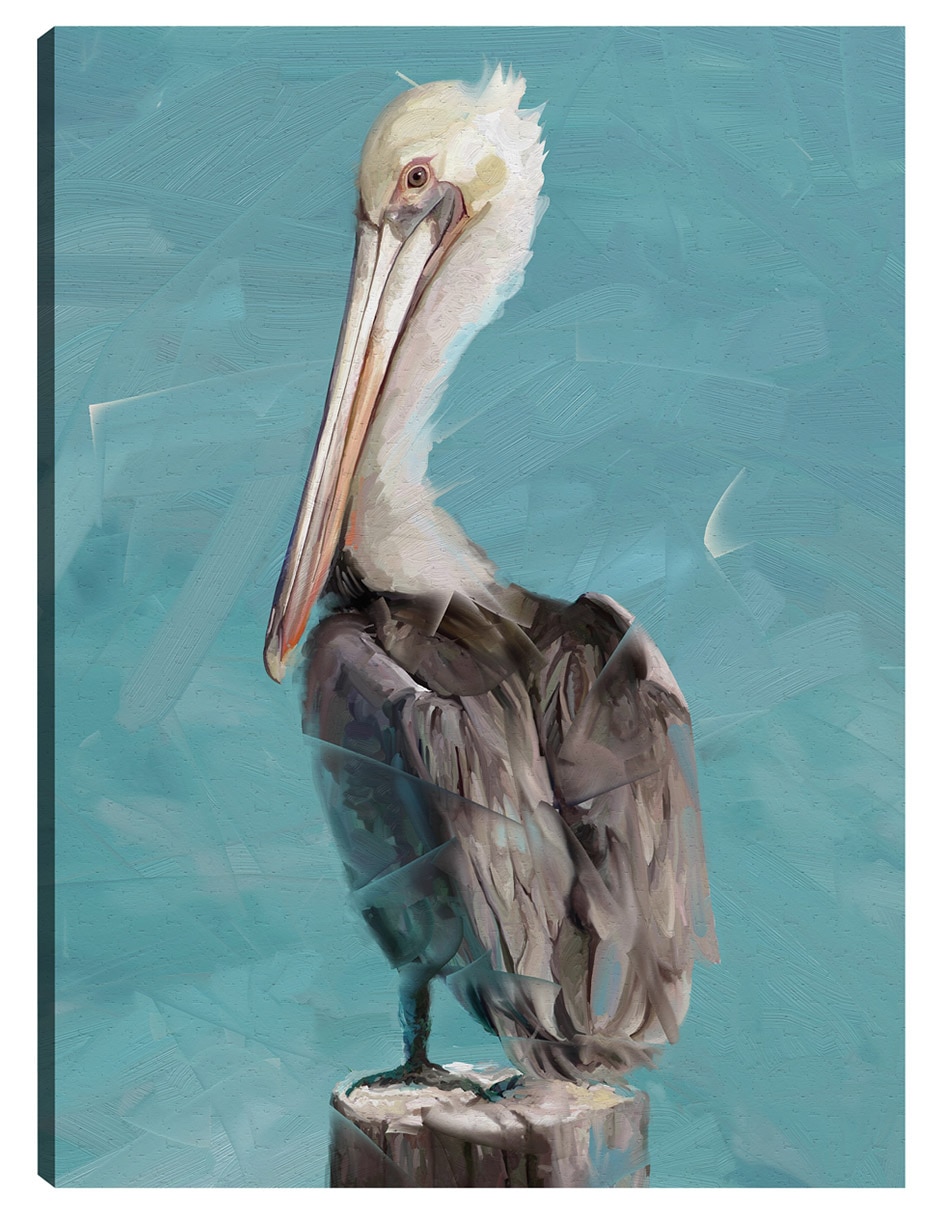 Cuadro decorativo Perca Pelícano Ii técnica mixta Aves Silvestres Cuadro decorativo Perca Pelícano Ii técnica mixta Aves Silvestres