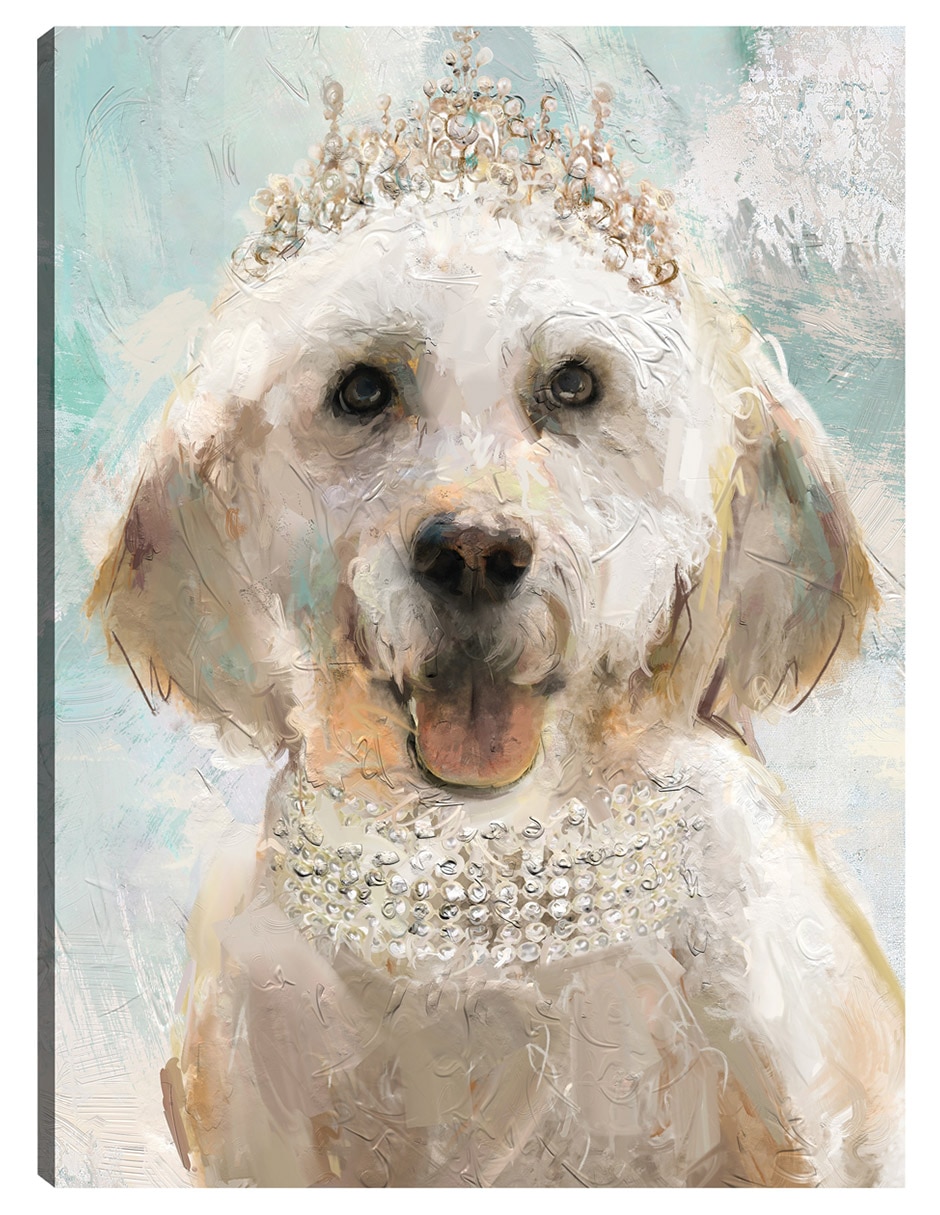 Cuadro decorativo Perrito Divas I técnica mixta Animales Domésticos Cuadro decorativo Perrito Divas I técnica mixta Animales Domésticos