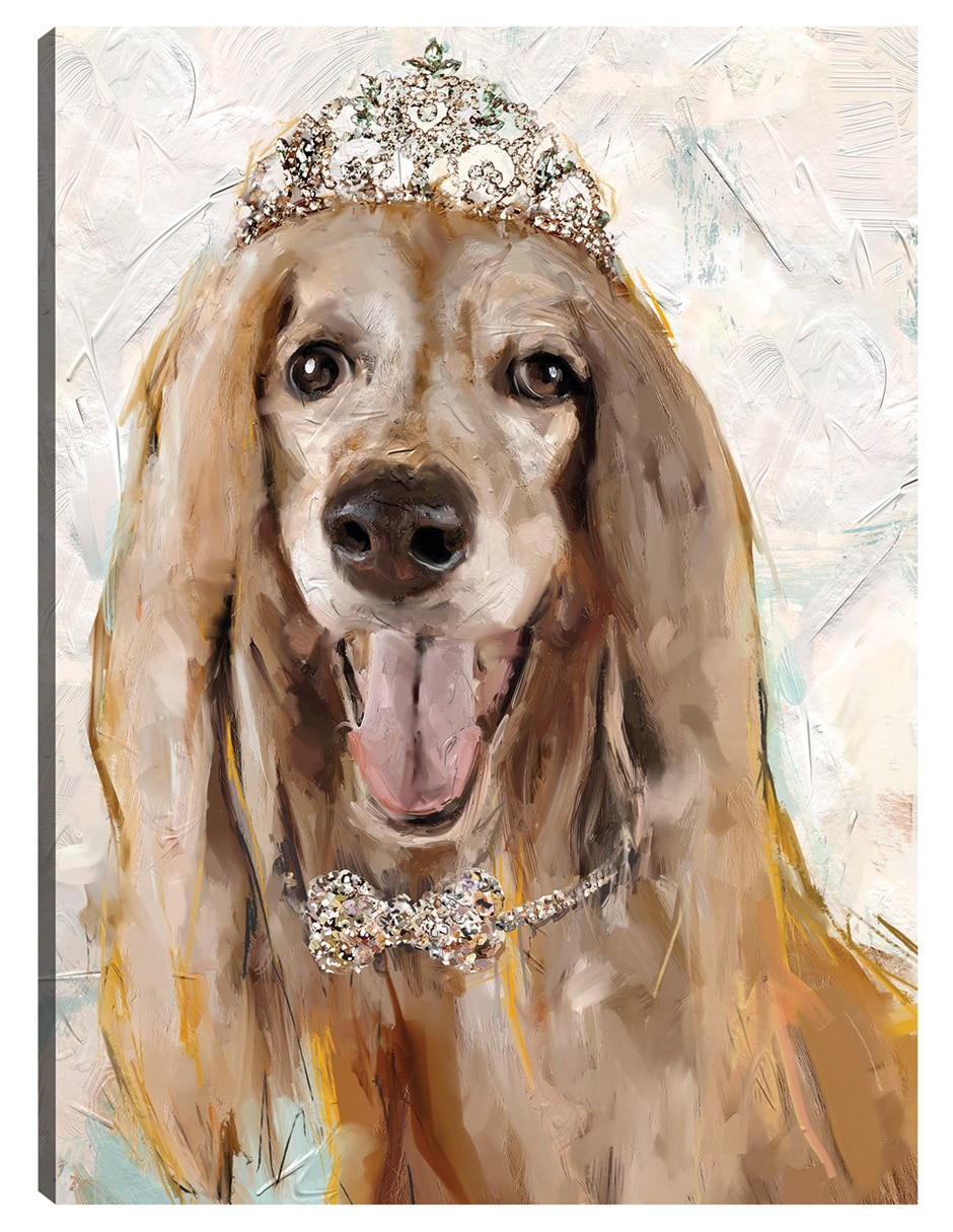 Cuadro decorativo Perrito Divas Iv técnica mixta Animales Domésticos