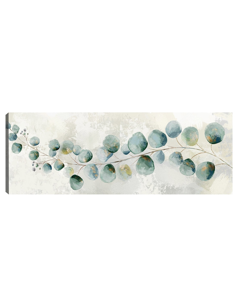 Cuadro decorativo Rama De Eucalipto Ii técnica mixta Floración