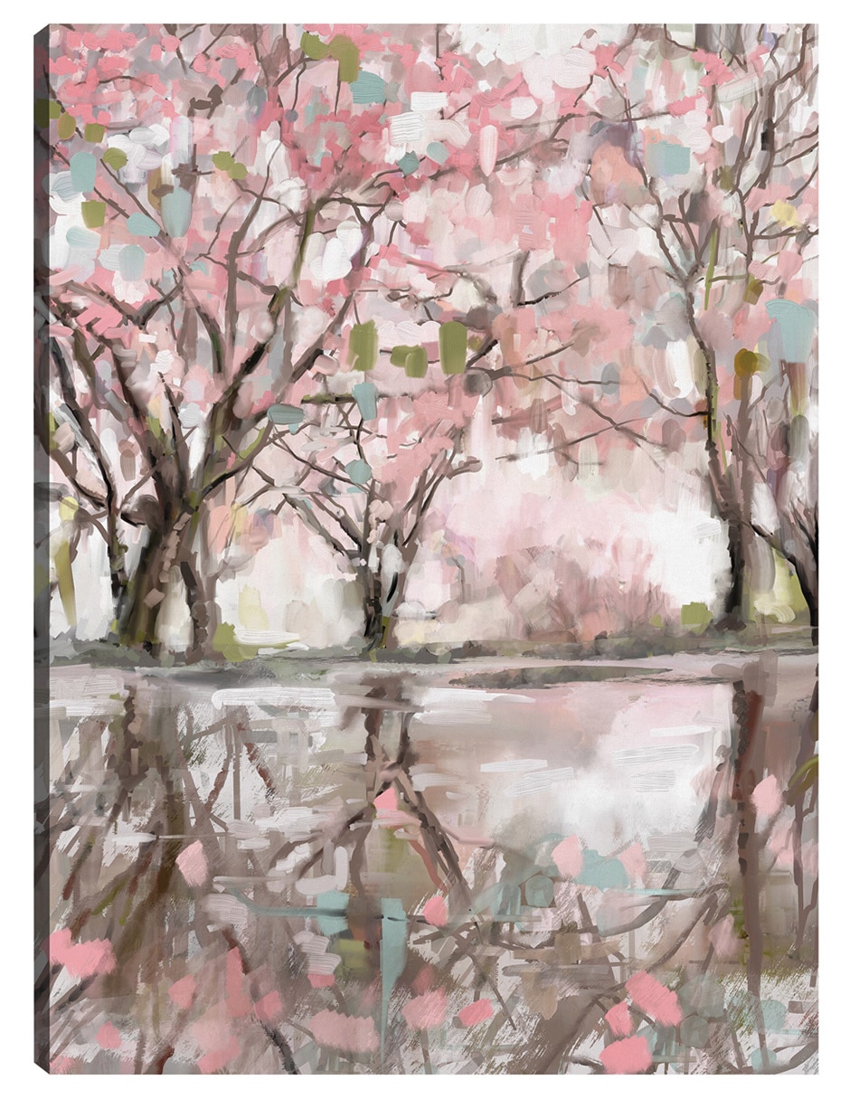 Cuadro decorativo Reflejos De Flor Rosa técnica mixta Lagos Cuadro decorativo Reflejos De Flor Rosa técnica mixta Lagos