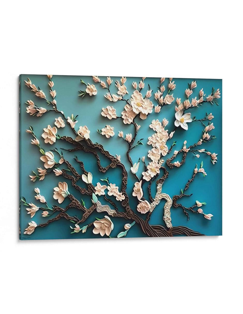 Cuadro decorativo Canvas Lab Almendro en flor - Mafer Villarreal
