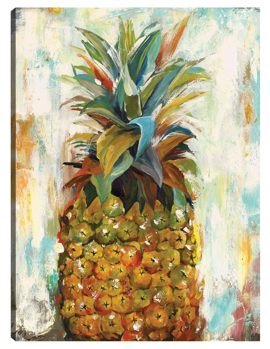 Cuadro decorativo Retrato De Piña técnica mixta Celebridades
