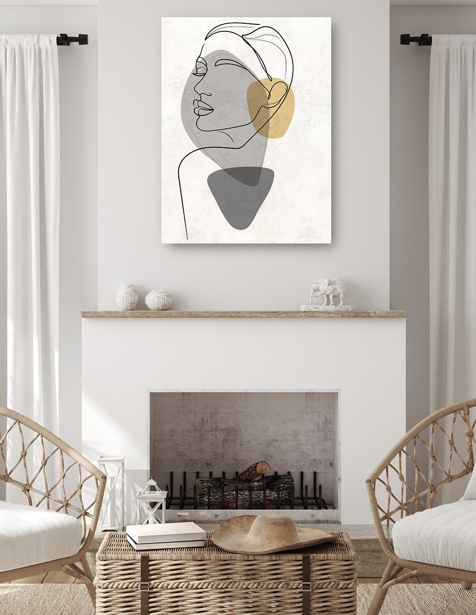 Cuadro decorativo Retrato De Mediados De Siglo Ii técnica mixta Gente 4