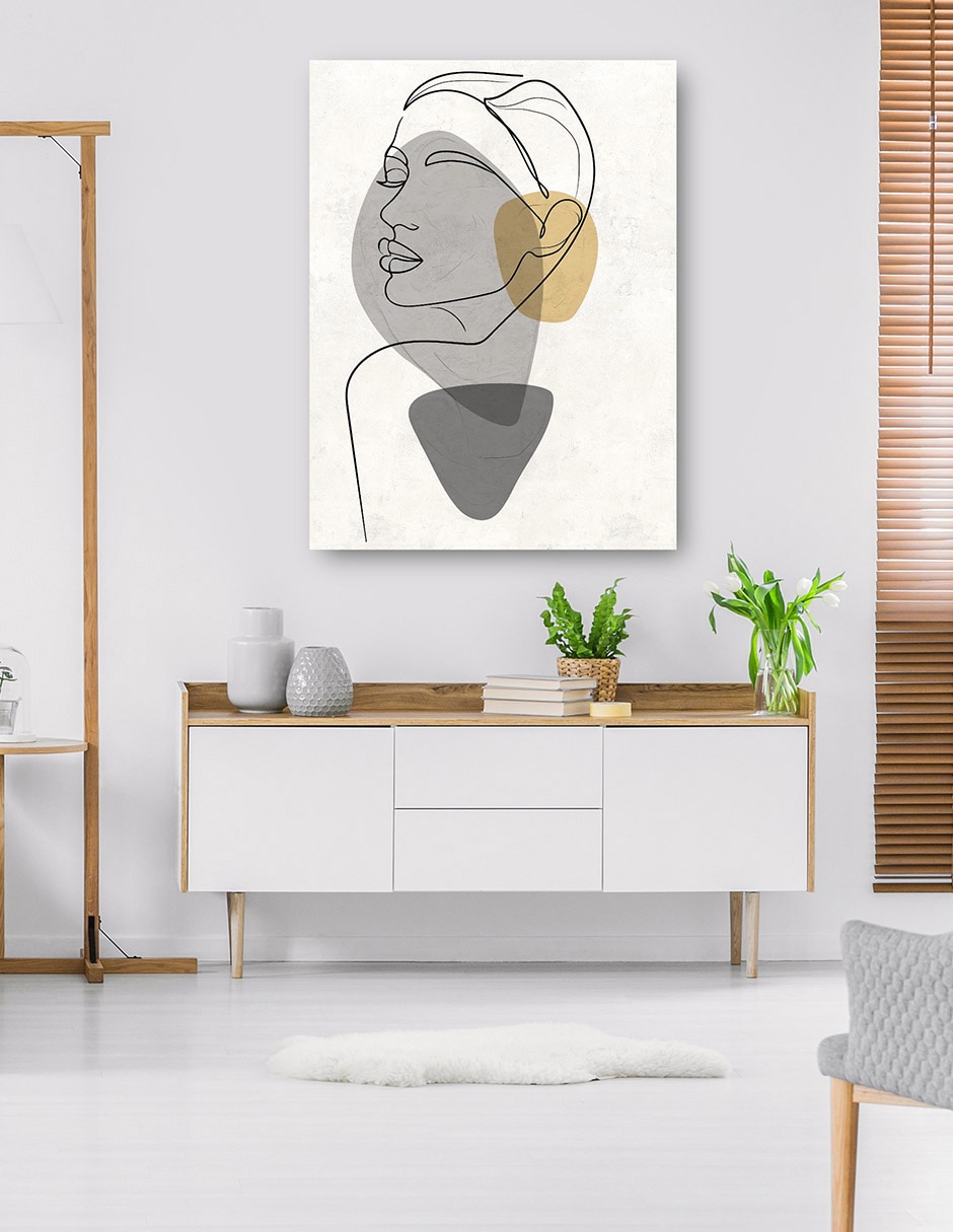 Cuadro decorativo Retrato De Mediados De Siglo Ii técnica mixta Gente 6