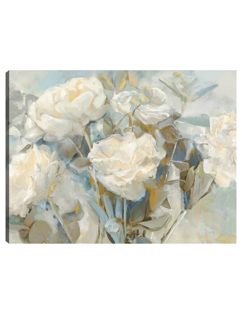 Cuadro decorativo Sabrina técnica mixta Arreglo Floral